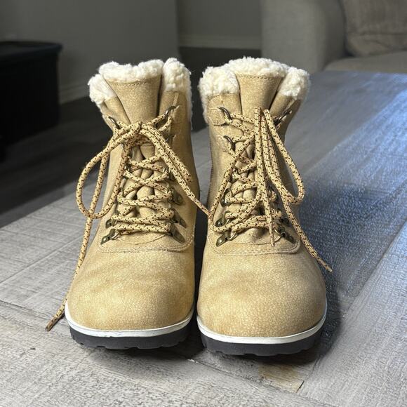 NEW JSport by Jambu Womens Size 8.5 M BLUESTONE Tan Hiker Ankle Boots Shoes - Picture 3 of 9